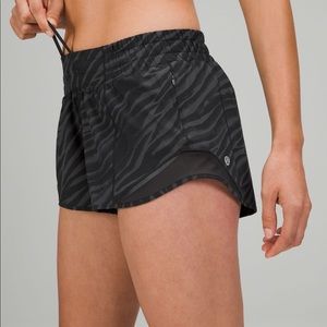 Lululemon zebra print shorts